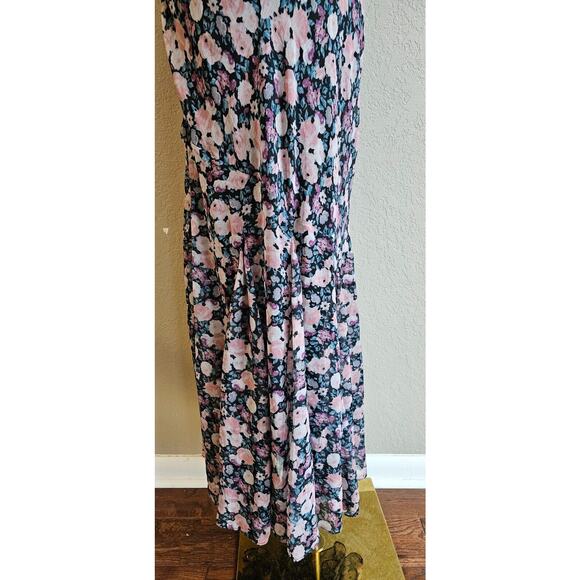 Saylor Alana Georgette‎ Floral Maxi Dress Women’s Flowy Nordstrom SMALL - Picture 7 of 10